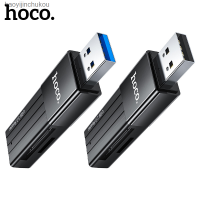 Hoco/haoku HB20 2-In-1เครื่องอ่านการ์ดสองช่องเสียบบัตร TF + SD ความเร็วสูง USB3.0มัลติฟังก์ชั่นเครื่องอ่านการ์ด Baoyijinchukou