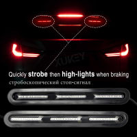 Rear Windscreen LED Brake Light Strips Strobe Flash Turn Signa Blinker Amber For Renault Espace Duster Dacia Megane Captur Clio