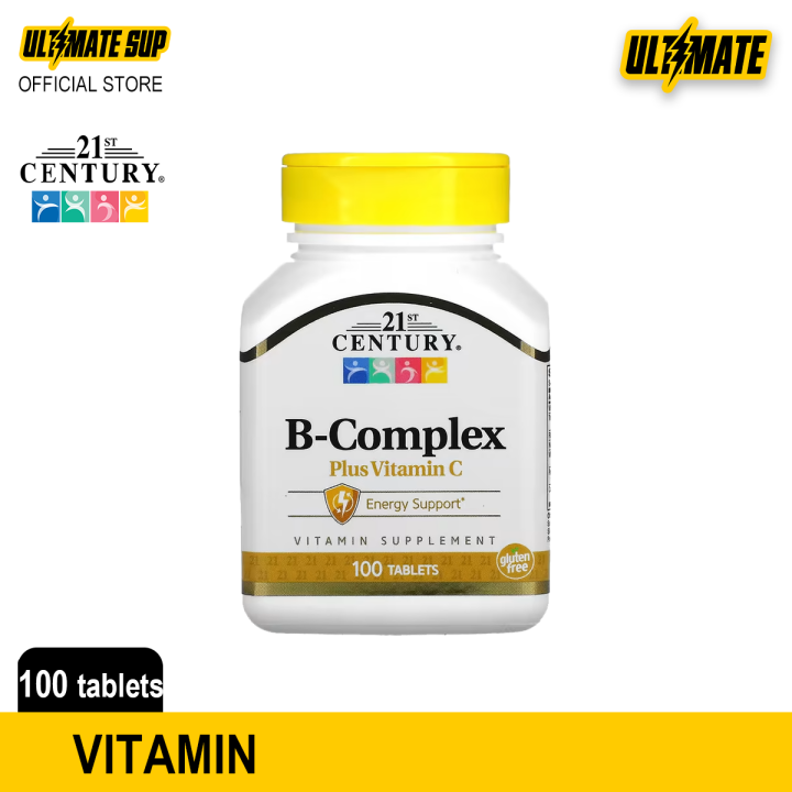 21st Century, B-Complex Plus Vitamin C, 100 Tablets | Lazada Singapore