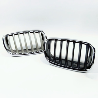 สำหรับ BMW X5 E70รถด้านหน้า Chrome Grille หม้อน้ำ Grille 2006 2007 2008 2009 2010 2011 2012 2013 51137157687 51137157688