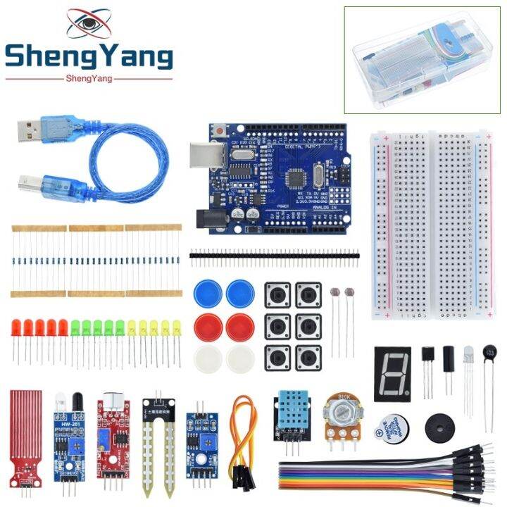 Basic Starter Kit For Arduino Uno Set R3 DIY Kit - R3 Board ...
