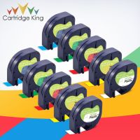 10PK Mixed Set 91201 91202 91203 91204 91205 Plastic Tape Compatible for Dymo LT LT-100H LT-100T Plus QX50 XM XR 2000 LabelMaker