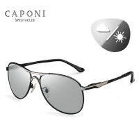 CAPONI Driving Photochromic High Quality Sunglasses Polarized Classic Brand Sun Glasses for Men oculos de sol masculino CP8722