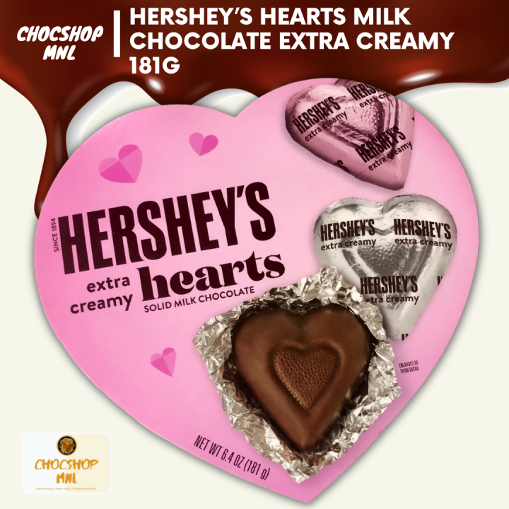 Hershey's Hearts Milk Chocolate Extra Creamy 181G | Lazada PH