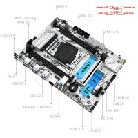 X99 K9ชุดวงจรหลัก Xeon,กับ E5 Xeon 2670 V3 CPU 2X8G = 16GB หน่วยความจำหน่วยความจำ ECC DDR4 LGA 2011-3 SSD M.2 M-ATX Sata