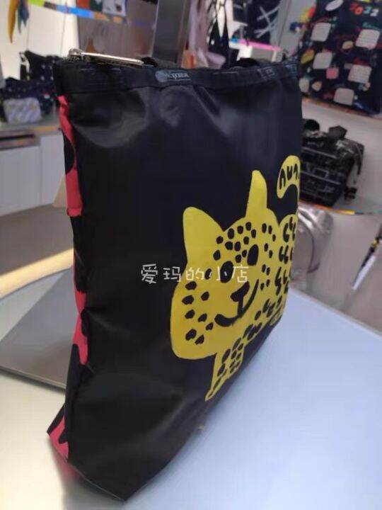 lesportsac-2023-3531-g878กระเป๋าสะพายไหล่กระเป๋าโท้ท-gaku-ลูกแมวนำโชค