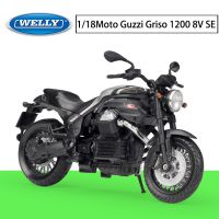 Moto Guzzi Griso 1200 8V SE โมเดลมอเตอร์ไซค์อัลลอยโลหะโมเดลรถแข่งรถจักรยานยนต์ของขวัญสำหรับเด็กจำลอง