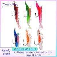 VANORA SHOP 6PCS 10เซนติเมตร9กรัม สร้างสรรค์และสร้างสรรค์ กรงเล็บแบน/คลาสสิก นุ่มนุ่มๆ เหยื่อปลอมกุ้ง ตะขอซิลิโคนหนอน เหยื่อล่อกุ้ง ตกปลาทะเลตกปลา