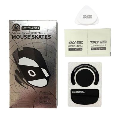 2Pack TALONGAMES Glass Mouse Skates สติกเกอร์ Mouse Feet Pad Glides ขอบโค้งมนสำหรับ Logitech G Pro X Superlight