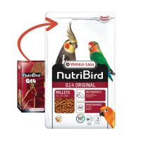 NutriBird G14 original อาหารเม็ดสำเร็จรูป นกพาราคทีขนาดใหญ 1kg