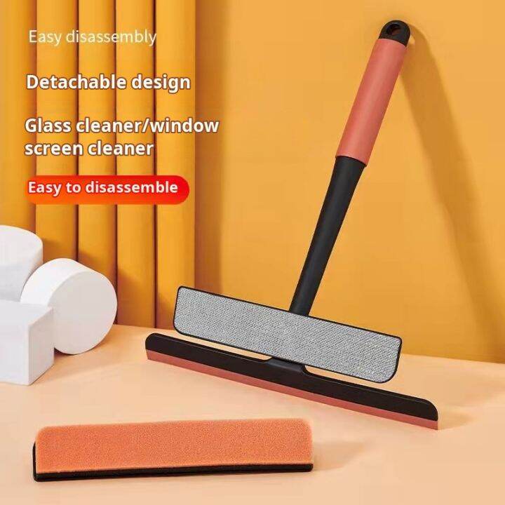 vivi lifestyle Housekeeping multifunctional rotating glass wiper