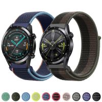 {TATLLr}20มม./22มม. สำหรับ Samsung Galaxy Watch 4 /Classic/ 3 45มม./46มม./42มม. /Active 2 /Gear S3สร้อยข้อมือไนลอน Huawei Watch GT 2 Pro สาย