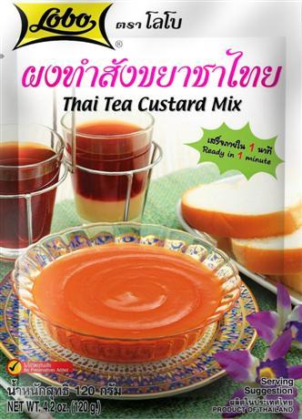 lobo-ผงทำสังขยาชาไทย-ตราโลโบ-thai-tea-custard-mix
