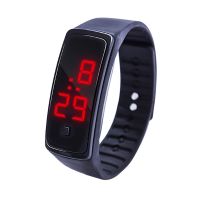 HOT SALE แฟชั่นดิจิตอล LED กีฬา Jelly Silicone Silica Gel Sports Band ผู้ชายนาฬิกาข้อมือผู้หญิง