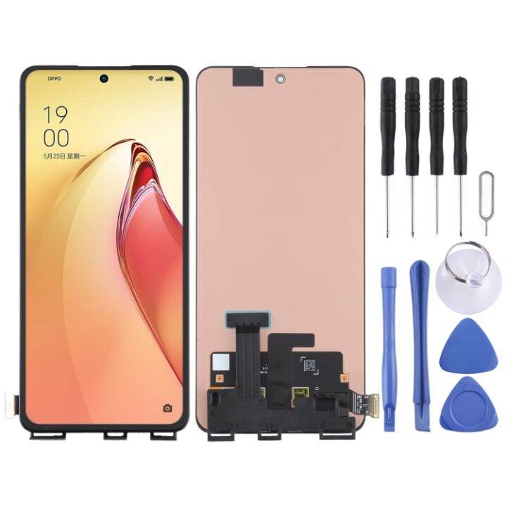 หน้าจอ-lcd-amoled-ดั้งเดิมสำหรับ-oppo-reno8-pro-realme-gt-neo3พร้อม-digitizer-ประกอบเต็มตัวเครื่อง