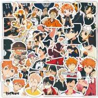 【Dream home】50ชิ้น Haikyuu!!! สเก็ตบอร์ดลายวอลเลย์บอลสติ๊กเกอร์กราฟฟิตีญี่ปุ่นอะนิเมะกระเป๋าเดินทางกระเป๋าใส่แล็ปท็อปรถจักรยานยนต์