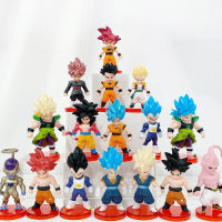 Dragon Ball Figure Set Son Goku Vegeta Broly Buu Action Figure Anime Dragon Ball Super Figurines Model Gifts Toys
