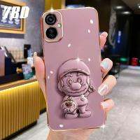 YBD ดีไซน์ใหม่ สำหรับ Tecno Camon 19 19Pro 19เคสนีโอ3D หรูขาตั้งสเตอริโอซูเปอร์มาริโอแฟชั่นเคสโทรศัพท์น่ารัก