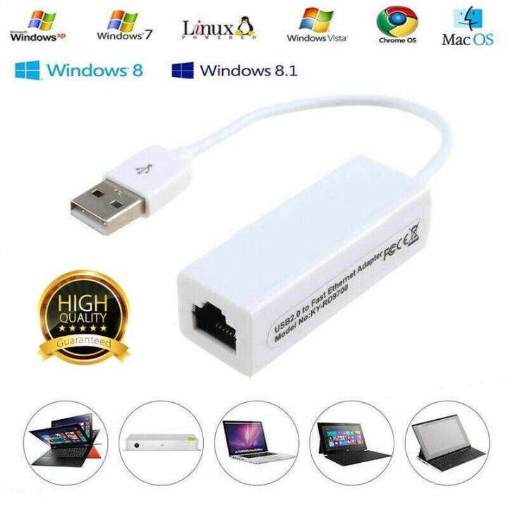 Usb Lan Card 20 To Rj45 Ethernet Cable Adapter Lazada 3378