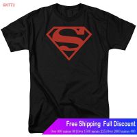 เสื้อยืดพรีเมี่ยมเสื้อยืดผ้าฝ้าย เสื้อยืดกีฬา ??DC Comics Superboy Superman Logo T Shirt &amp; Stickers Sports T-shirtS-5XL