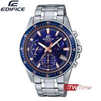 Casio Edifice นาฬิกาข้อมือผู้ชาย สายสเตนเลส รุ่น EFV-540D-2AVUDF (Blue)