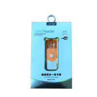 Blue Rain Card Reader New Fashion-In-One Rotating Tf Multi-Function Sd Card Four-Way Fast Reading Card 2023