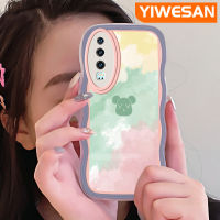 YIWESAN เคสสำหรับ Huawei P30 P30 Pro P30 Lite เคสลายการ์ตูนหมีกลเคสมือถือกันกระแทกแบบใสนิ่มเคสโปร่งใสลายกล้องถ่ายรูปสุดสร้างสรรค์เคสป้องกันซิลิกาเจล