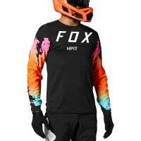 Hpit Fox 2021ใหม่สีดำ Jersey FXR Motocross ขี่จักรยาน Off Road Dirt Bike ขี่ ATV MTB DH Men S Racing เสื้อแขนยาว