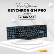 Bàn phím cơ custom keychron Q14 PRO Knob ALICE LAYOUT Bluetooth Gasket