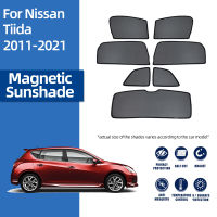 สำหรับ Nissan TIIDA Hatchback PULSAR C13 2013-2020 Magnetic Car Sunshade Shield ด้านหน้ากระจกด้านหลังหน้าต่าง Sun Shade Visor