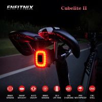 ENFITNIX Cubeliteii 2จักรยานเซ็นเซอร์อัจฉริยะไฟท้ายอัจฉริยะ Cubelite Xlite100ไฟเบรกจักรยานบนถนน MTB ไฟท้าย