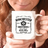 Supernatural Coffee Mug Winchester Family 11oz Coffee Cup Supernatural Inspired Sam Dean Castiel Crowley Bobby Charlie Mugs