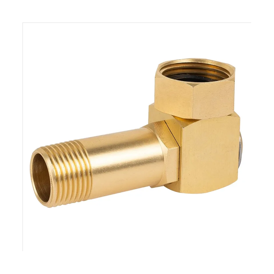 Garden Hose Adapter, Brass Replacement Part Swivel, Hose Reel Parts Fittings