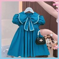 dress summer dress short-sleeved baby female dress princess fairy Super summer new style Korean style Western cotton pure summer dress Girls