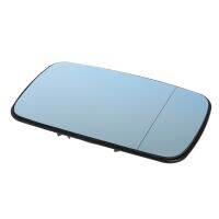 Blue Rearview Mirror Glass Left Right Co-pilot Side Heatable Lens For BMW 3Series E46