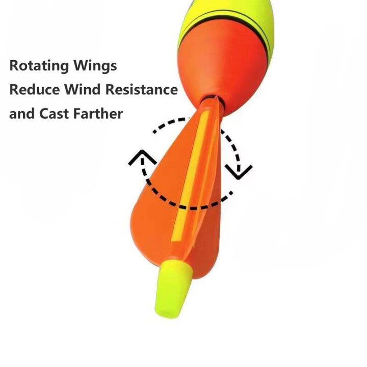 1pc-buoyancy-20g-100g-foam-fishing-float-rotating-wing-floating-elastic-boya-luminous-light-fishing-float-rock-fishing-bobber