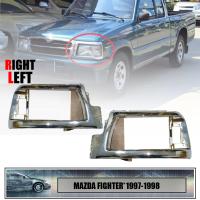 ขอบไฟหน้า เบ้าไฟหน้า รุ่น มาสด้า ไฟเตอร์ MAZDA FIGHTER โฉมแรก ปี 1997 - 1998 สีโครเมี่ยม