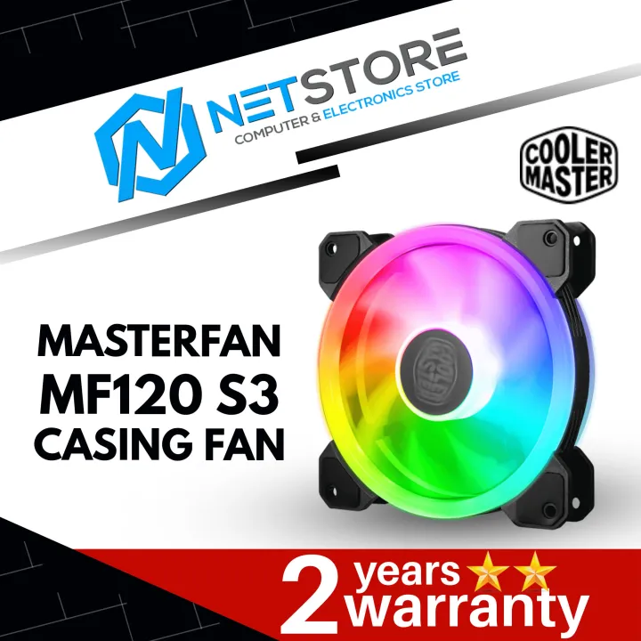 Cooler Master Masterfan Mf120 S3 Casing Fan - Mfw - B2dn - 18Npa - S3 ...