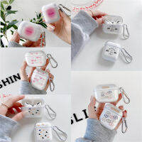 Sarung Kes Earphone Lutsinar Untuk For inpods 1 2 Kes PC Keras Kartun Comel Untuk For inpods 2 Aksesori Earphone Bluetooth