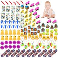 Pop Party Favors Toys 120Pcs Kids Party Small Toy Safe and OdorlessToy Supplies for Classroom Reward Birthday Party Treasure Box Prizes gaudily