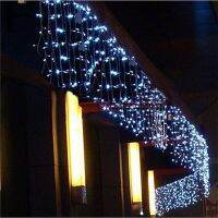 Solar Lights 6M Width Droop 0.5M Christmas Solar Garland Light String For Garden Eaves House Outdoor Decoration