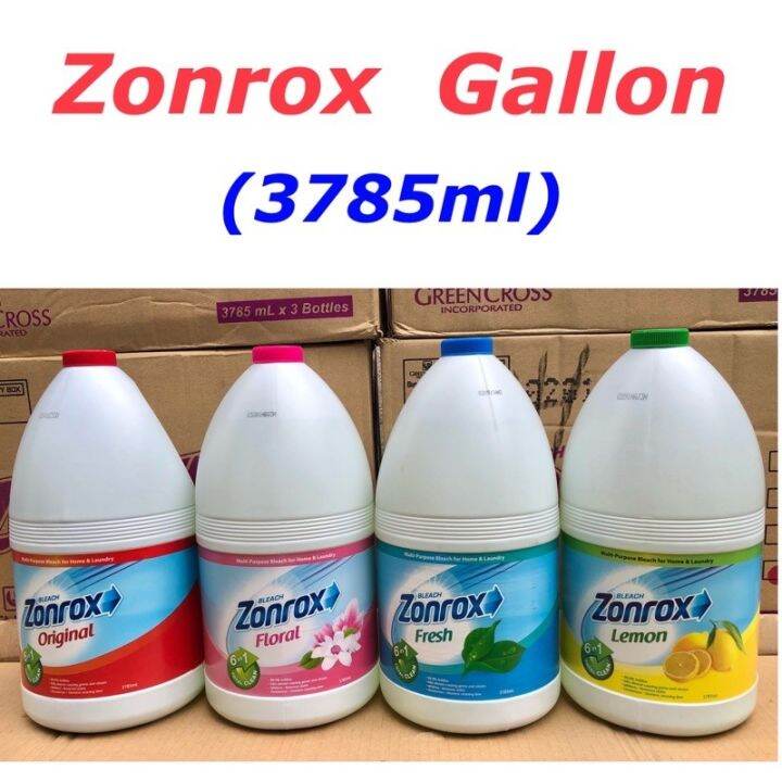 Zonrox Fresh / Zonrox Floral / Zonrox Lemon (Gallon) / Color Safe