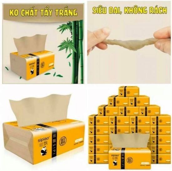 Set 10 gói giấy ăn gấu trúc siêu dai, an toàn khi sử dụng - ảnh sản phẩm 3