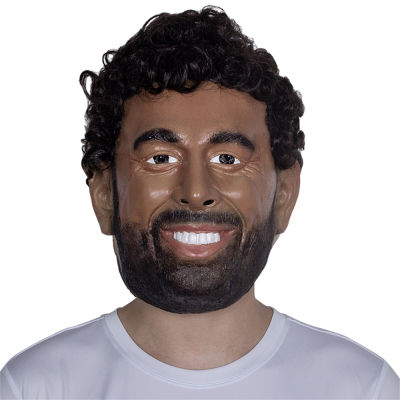Mohamed Salah ฟุตบอล Player คอสเพลย์เครื่องแต่งกาย Props คนดังชุดแฟนซีปาร์ตี้ Latex Headgear วิกผมสีดำ