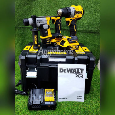 🇹🇭 DEWALT 🇹🇭 SET สว่านโรตารี่+สว่านไร้สาย 20V.รุ่น DCK2215P2T (DCD800+DCH172) มอเตอร์ Brushless สว่าน จัดส่ง KERRY 🇹🇭