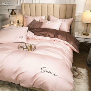 Bộ 5 Món Chăn Trần Bông Ga Gối Tencel 40s Sumoi Lan Pham Bedding