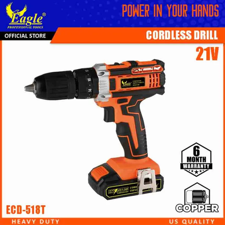 Eagle Cordless Impact Drill 21V | Lazada PH