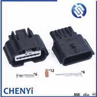 1 set 6 Pin (0.6)female or male car PDC parking sensors waterproof auto Harness connector MG643284-5 for Toyota Hyundai