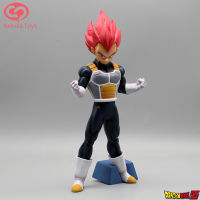 24ซม. Vegeta Z อะนิเมะตัวเลขสีแดงผม Action Figurine Pvc รูปปั้นตุ๊กตาสะสมเครื่องประดับตกแต่งของเล่น Gift