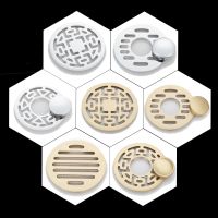 【YF】❣  1PC Silver/Gold Washing Machine Use Thickened Floor Drain Cover Filter Mesh Round Deodorant Sewer